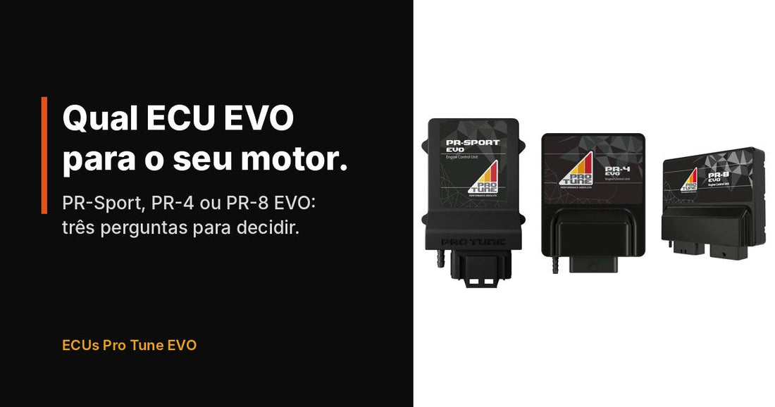 ECUs Pro Tune PR-Sport EVO, PR-4 EVO e PR-8 EVO