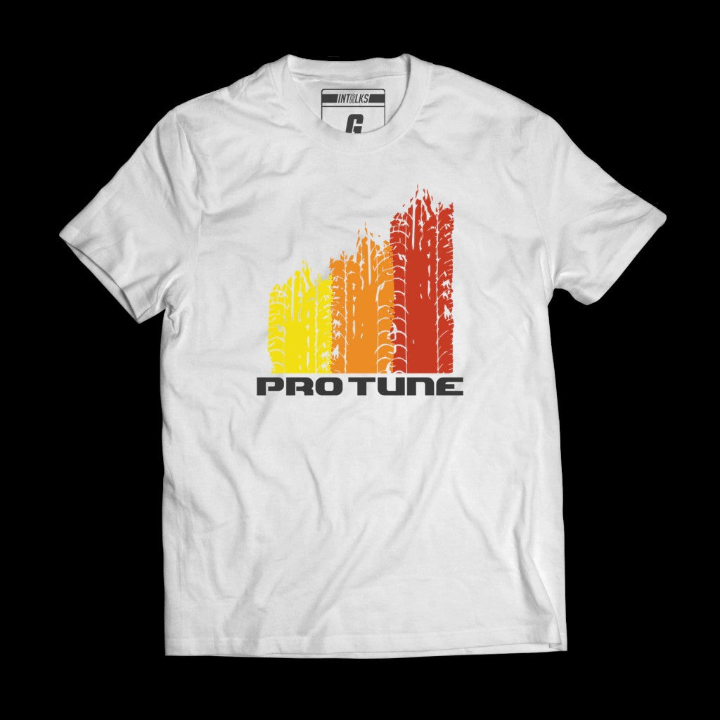 Camiseta Pro Tune Rastro de Pneu - Branca