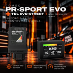 Combo ECU PR-Sport EVO + TDL EVO Street + pré-chicote Pro Tune