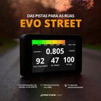 TDL EVO Street — IMU com acelerômetro 3 eixos (4G) e giroscópio para análise de dirigibilidade